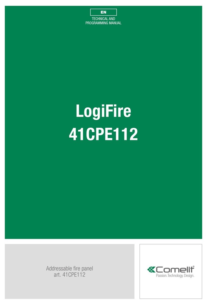 Comelit LogiFire 41CPE112 Technical and Programming Manual