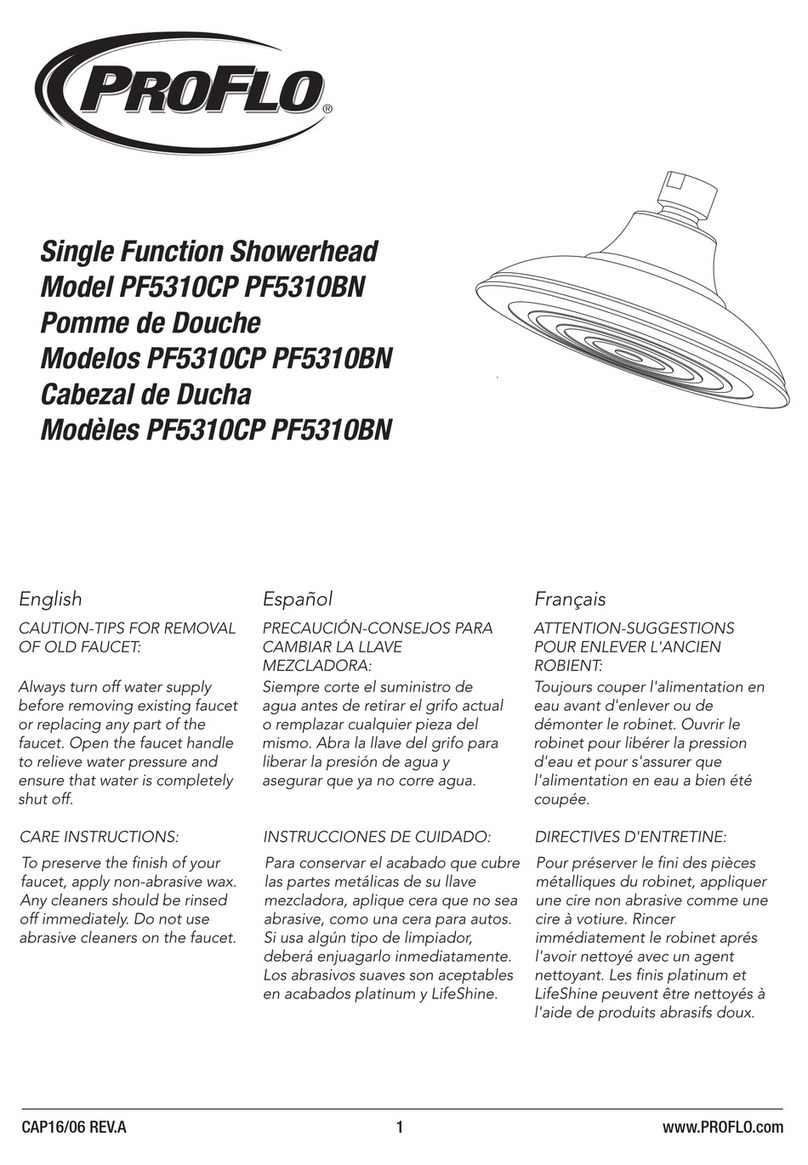 ProFlo PF5310CP Installation sheet