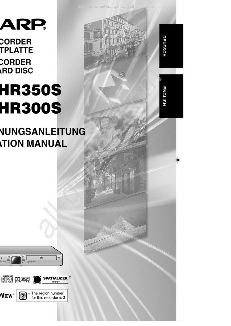 Sharp HR350S User manual
