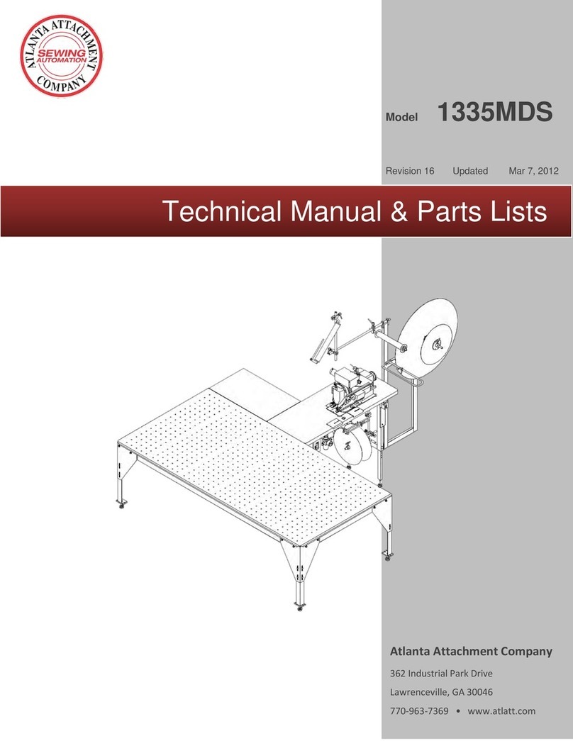 Atlanta Attachment Company 1335MDS User manual