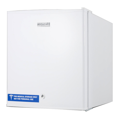 Summit Appliance Accucold FFAR24LMAN instruction manual
