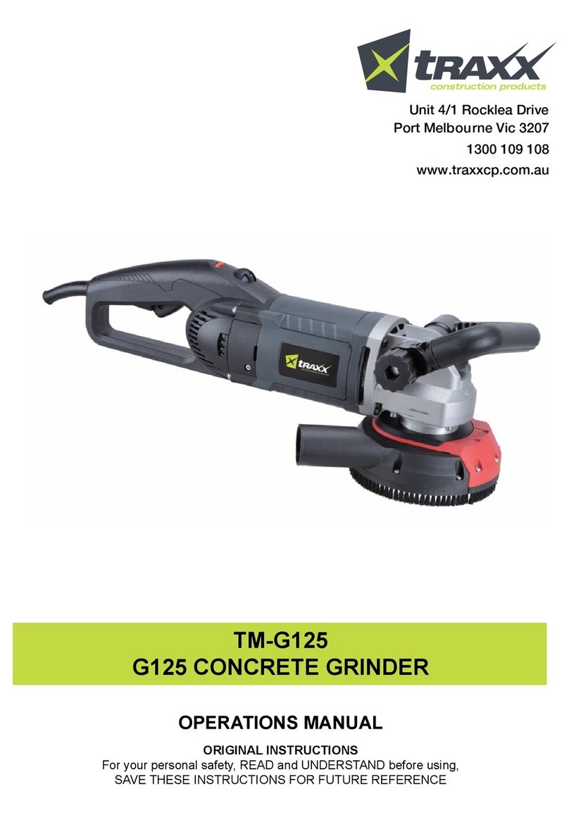 TRAXX TM-G125 Operation manual TRAXX TM-G125 Operation manual