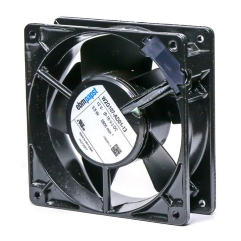 Ebmpapst W2G107-AD03-02 operating instructions
