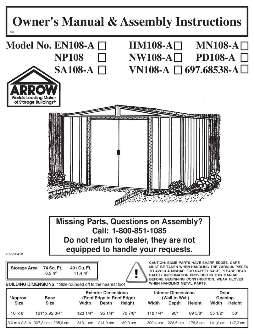 Arrow EN108-A Owner's manual & assembly instructions
