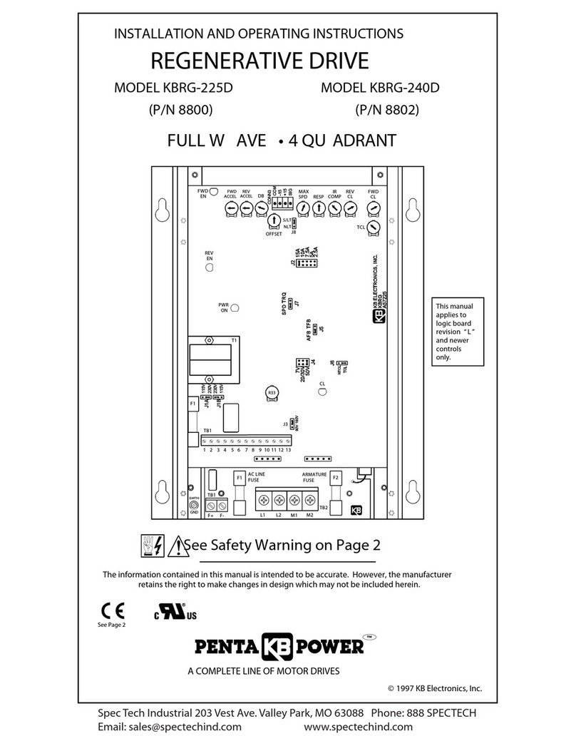 KB Electronics PENTA KB POWER KBRG-225D User manual