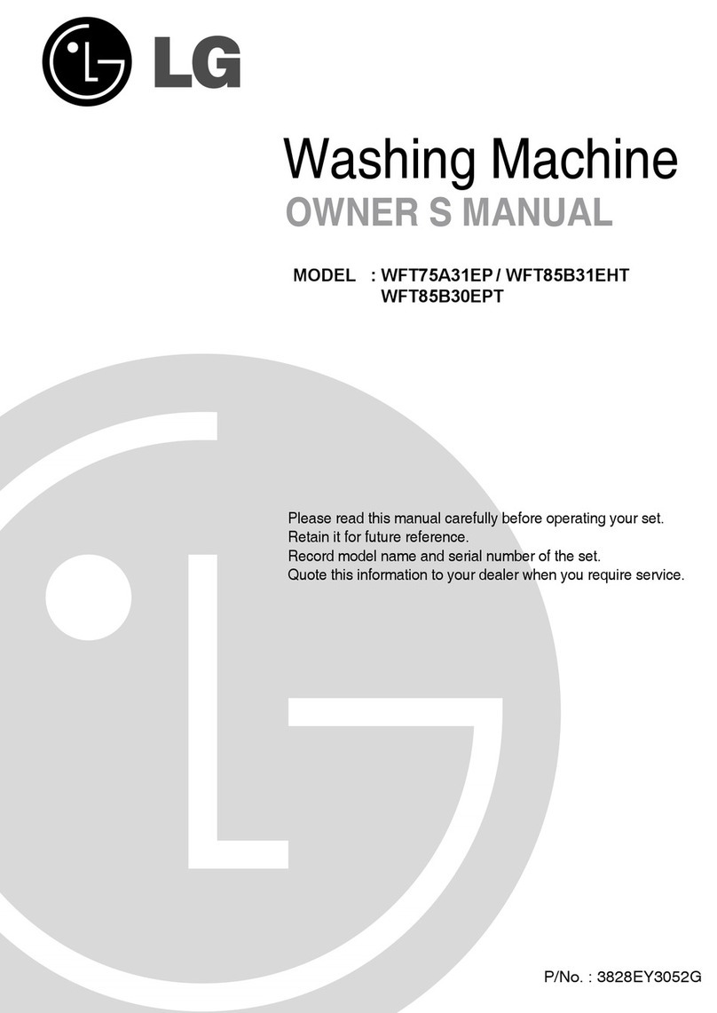 LG WFT75A31EP User manual