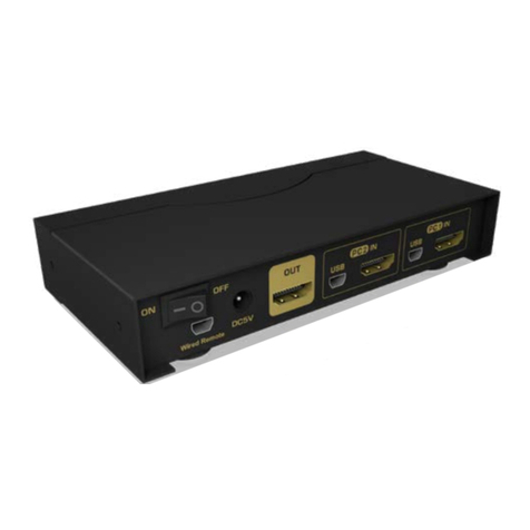 Icy Box IB-KVM8801-HU2 User manual Icy Box IB-KVM8801-HU2 User manual