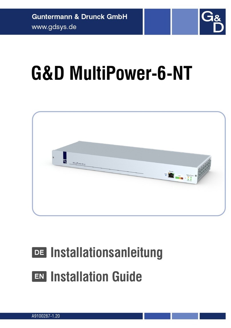 G&D MultiPower-6-NT installation guide