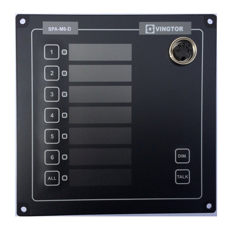 Vingtor Stentofon SPA-M6H-D user manual