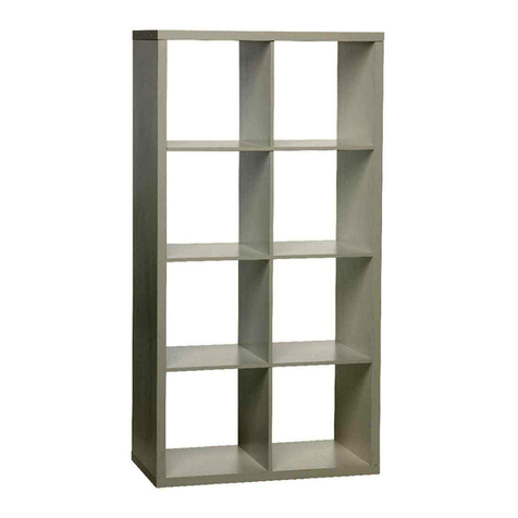 Officeworks OTTO HORSENS 8 CUBE BOOKCASE OT8CUBEWE User manual Officeworks OTTO HORSENS 8 CUBE BOOKCASE OT8CUBEWE User manual