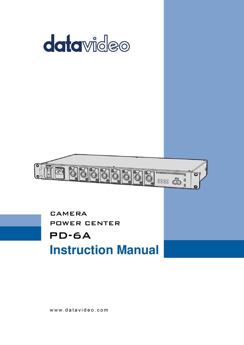 Data Video PD-6A instruction manual