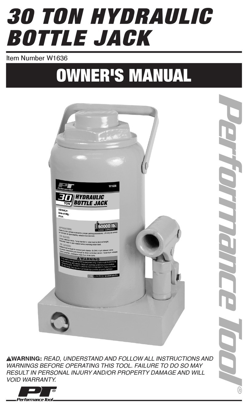 Perfomance Tool W1636 owner's manual