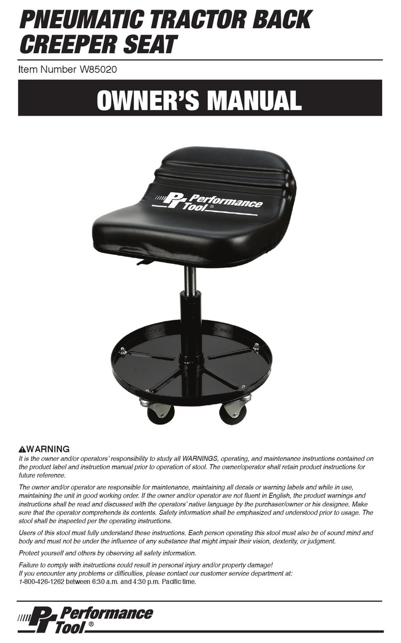 Performance Tool W85020 User manual