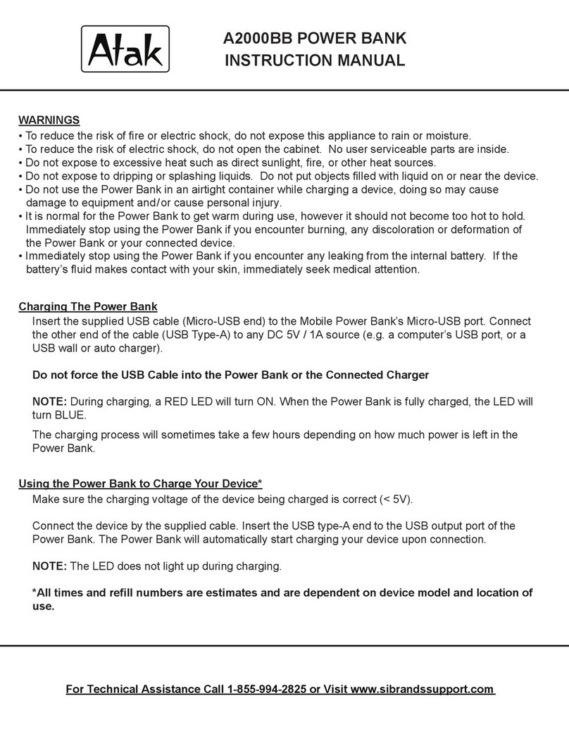 Atak A2000BB instruction manual
