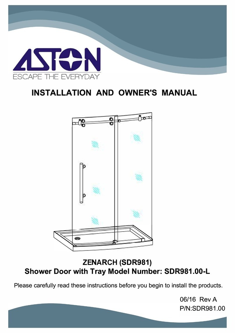 Aston Global SDR981.00-L Installation and owner's manual