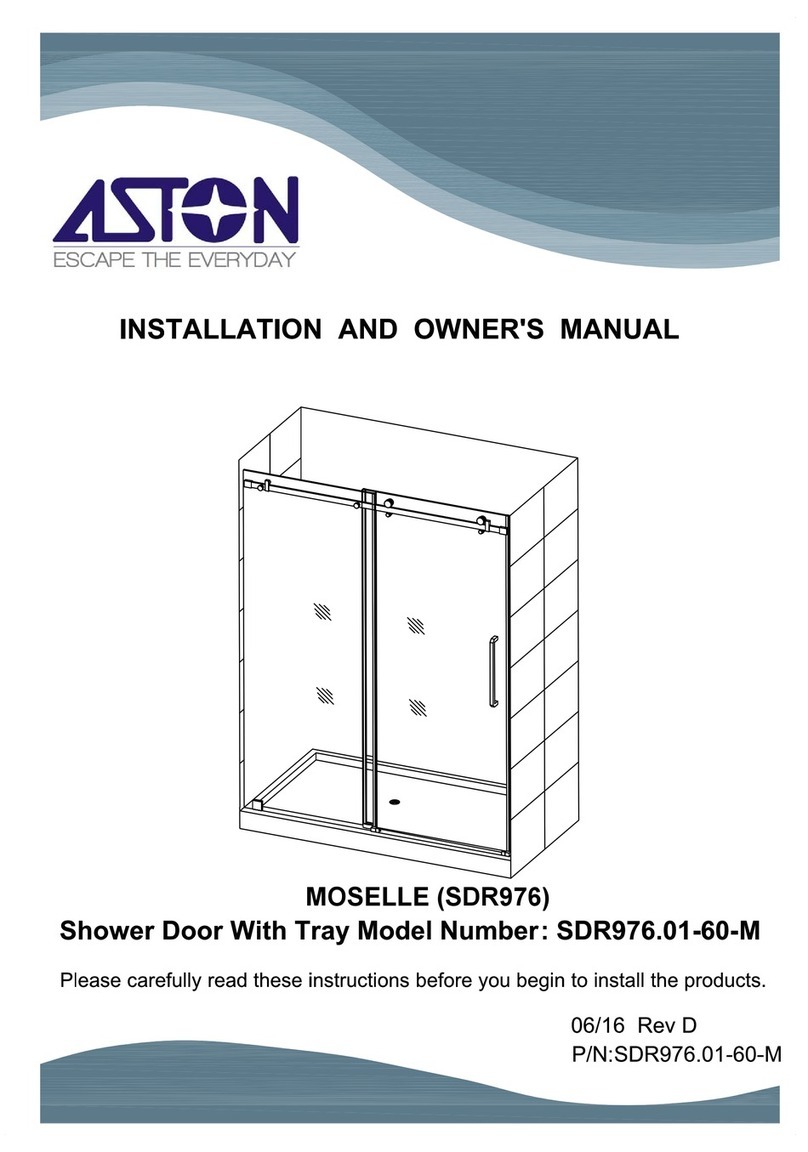 Aston Global Moselle SDR976 Installation and owner's manual Aston Global Moselle SDR976 Installation and owner's manual