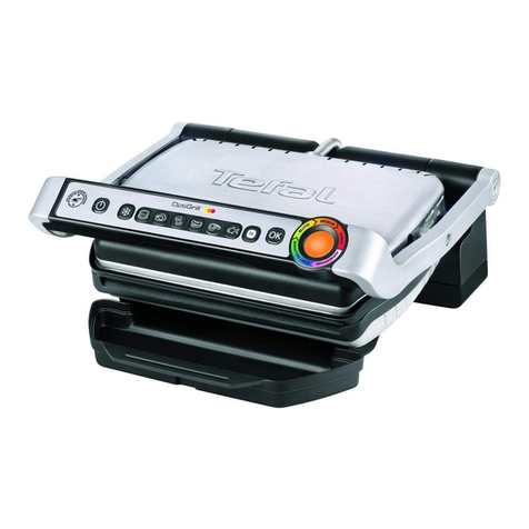 TEFAL OPTIGRILL GC705D16 Instructions for use