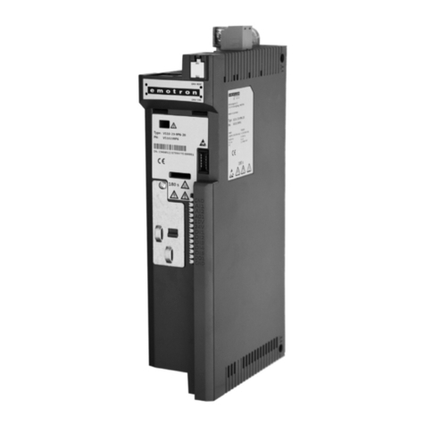 CG Emotron VS30401P3 Mounting and switch on instruction