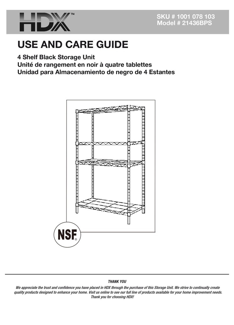 HDX 21436BPS Use and care guide