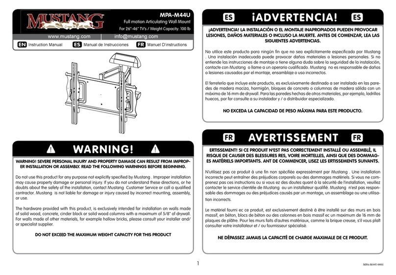 Mustang MPA-M44U User manual