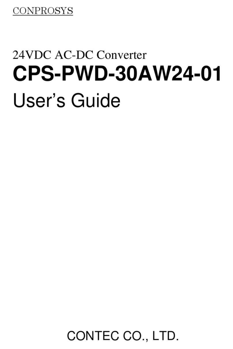 Contec CPS-PWD-30AW24-01 user guide Contec CPS-PWD-30AW24-01 user guide