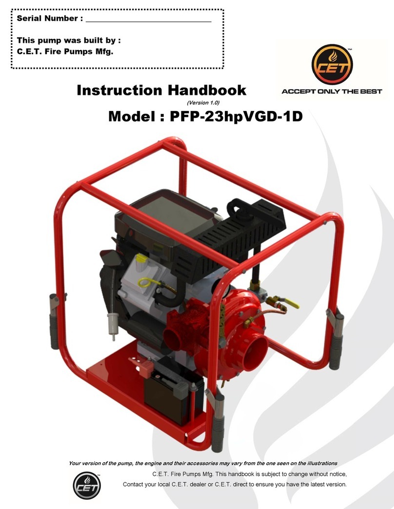 CET PFP-23HPVGD-1D Instruction handbook