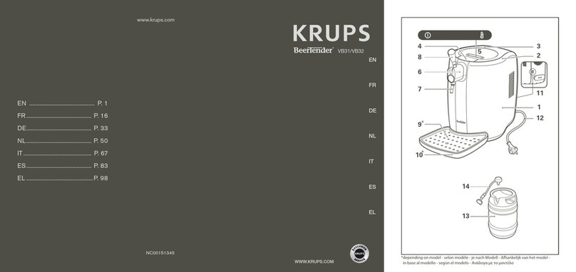 Krups Beertender VB32 user manual