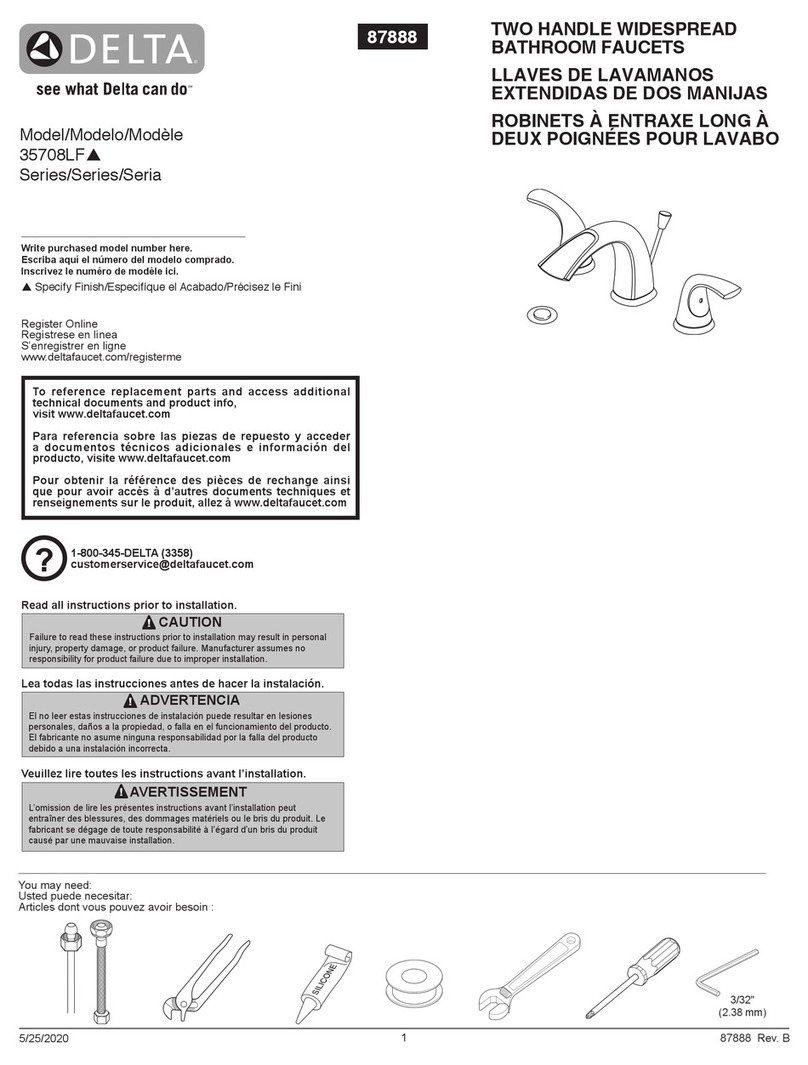 Delta 87888 installation instructions
