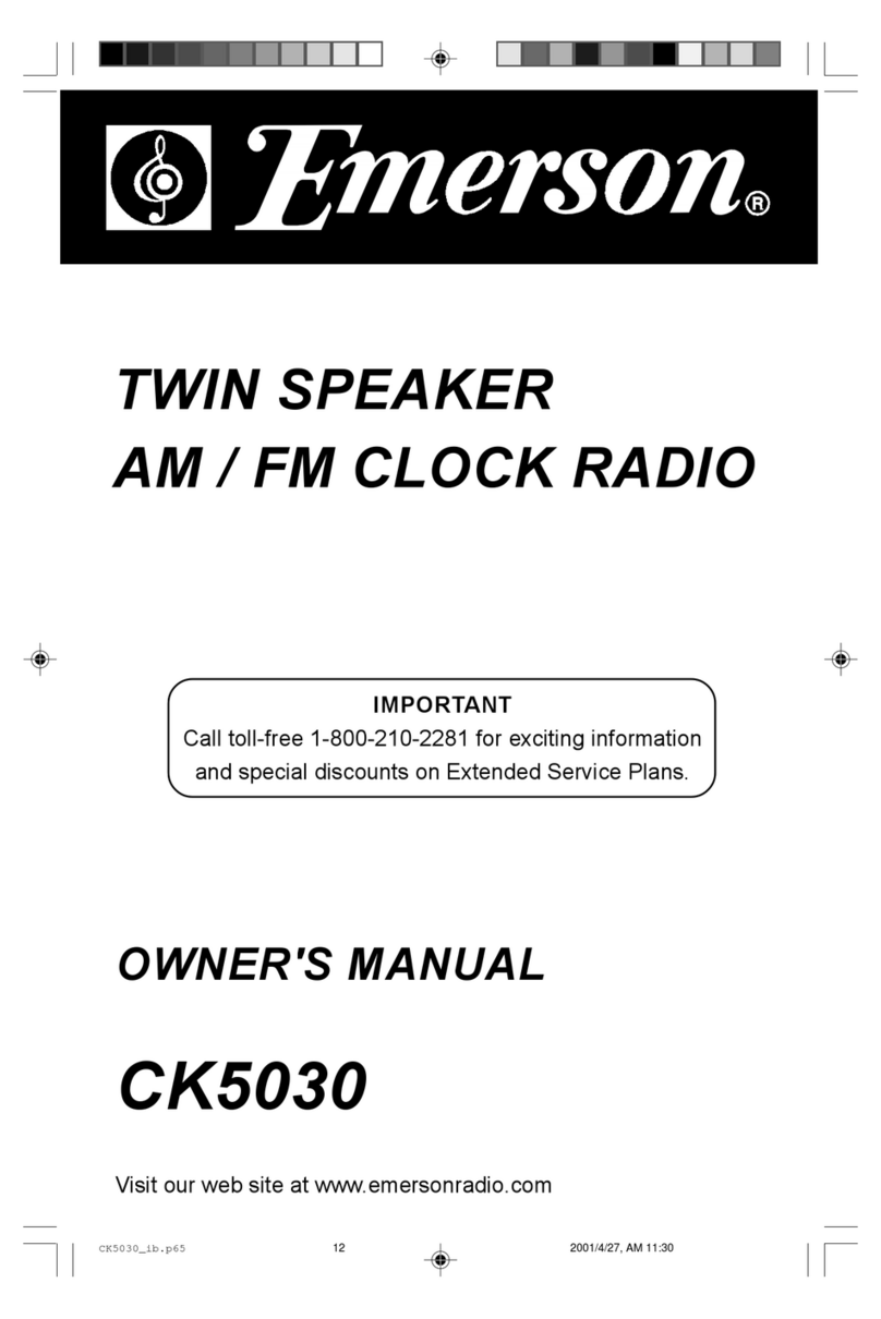 Emerson CK5030 User manual