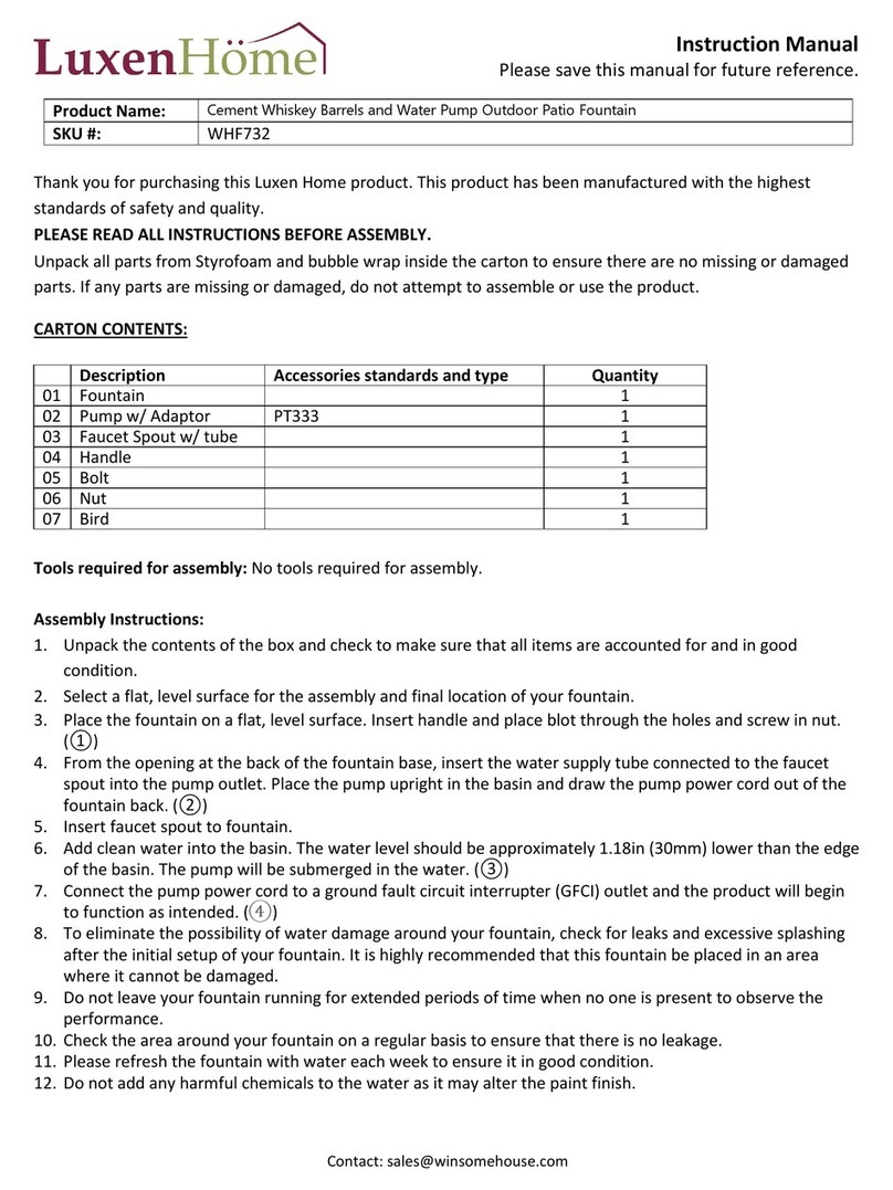 LuxenHome WHF732 instruction manual