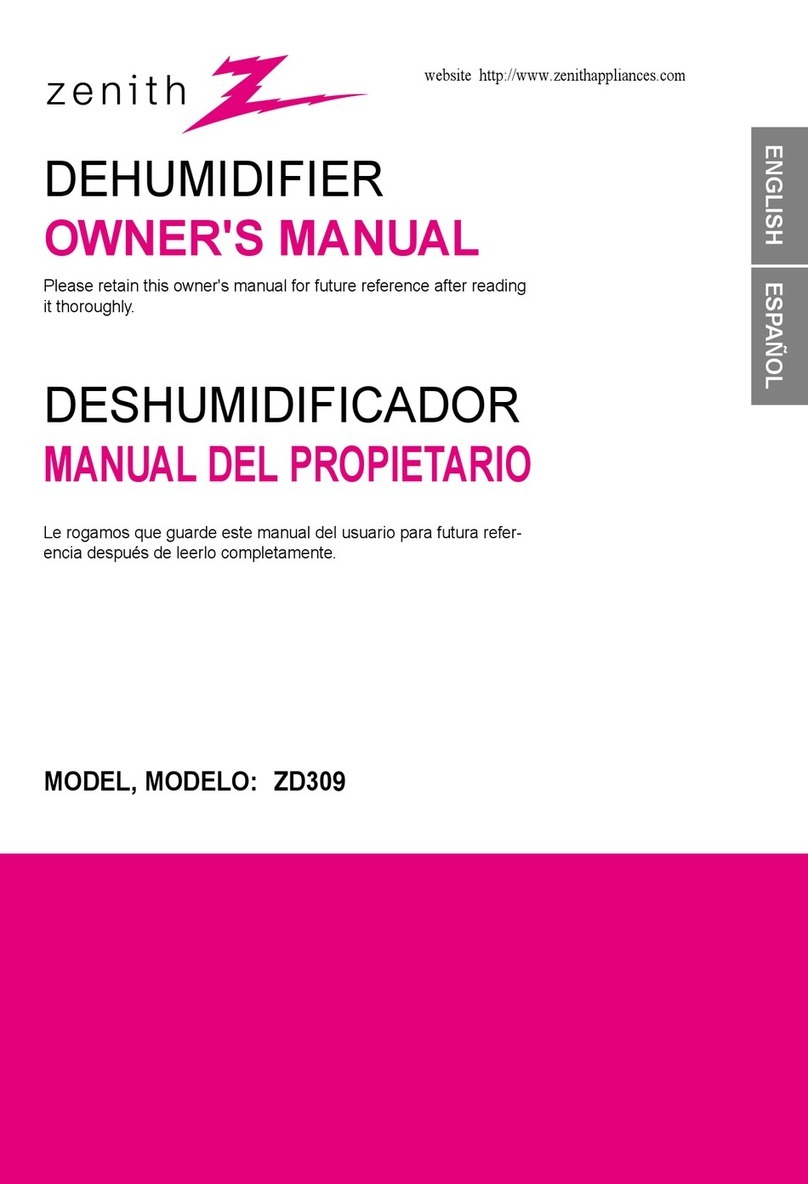 Zenith ZD309Y9 owner's manual