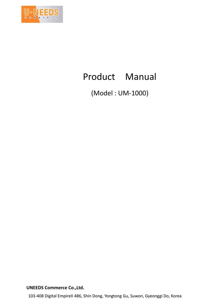 U-Needs Commerce UM-1000 product manual