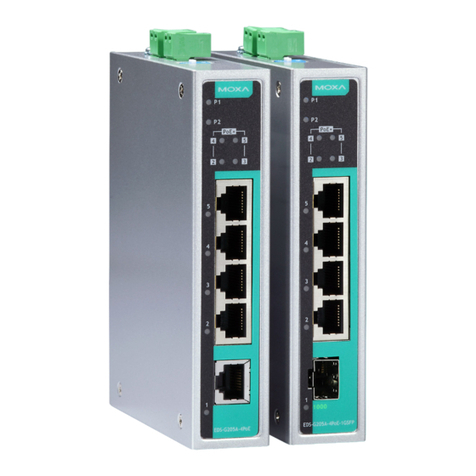 Moxa Technologies EtherDevice EDS-G205A-4PoE-1GSFP Manual