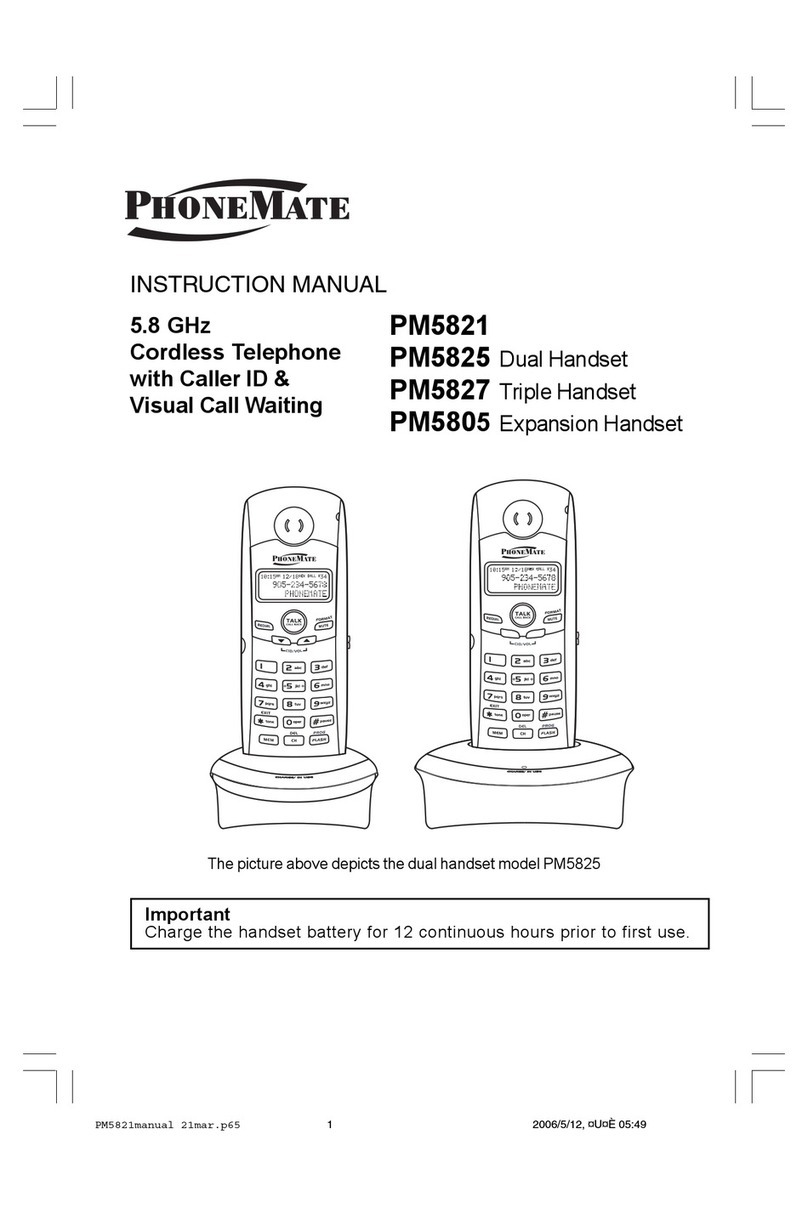 PhoneMate PM5821 User manual