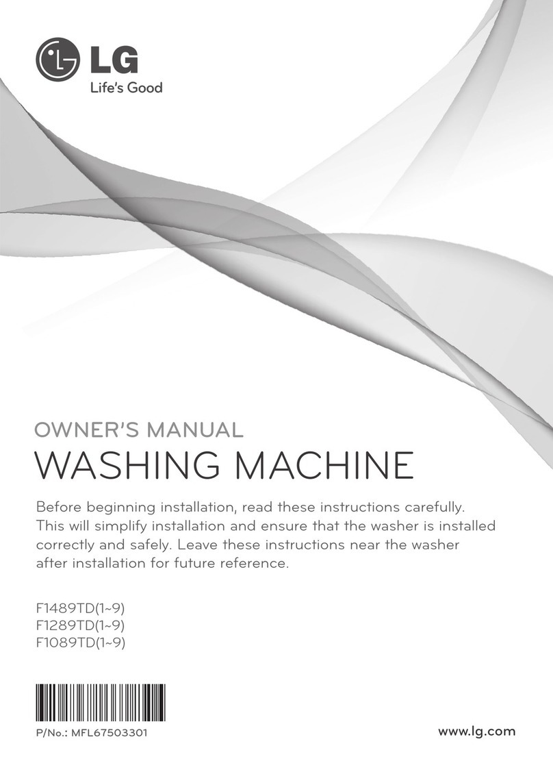 LG F1489TD5 owner's manual