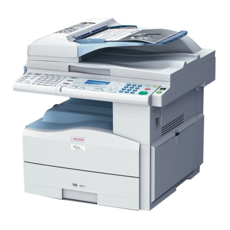 Ricoh Aficio MP 171 Field service manual