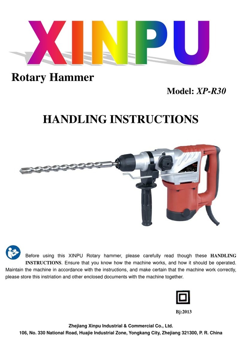 Xinpu XP-R30 Handling instructions