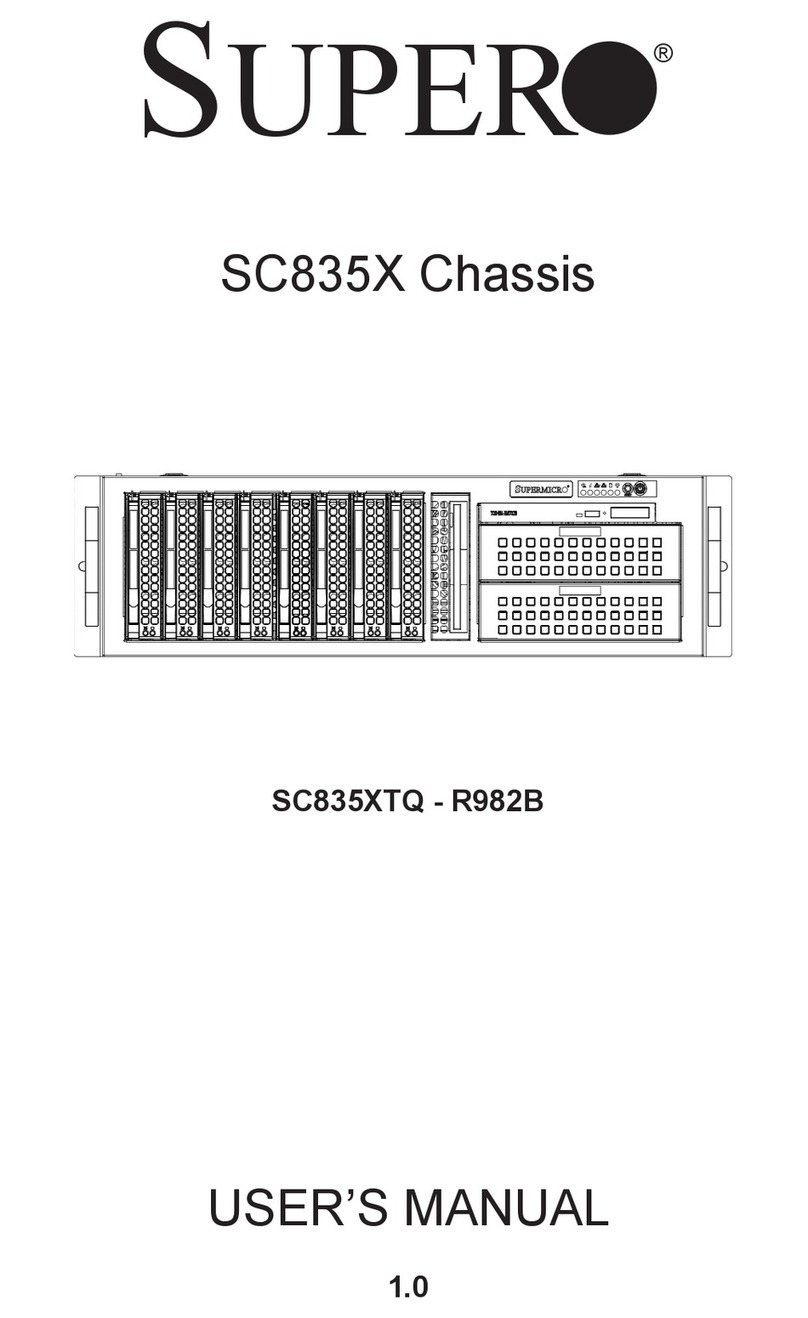 Supermicro SC835XTQ-R982B User manual