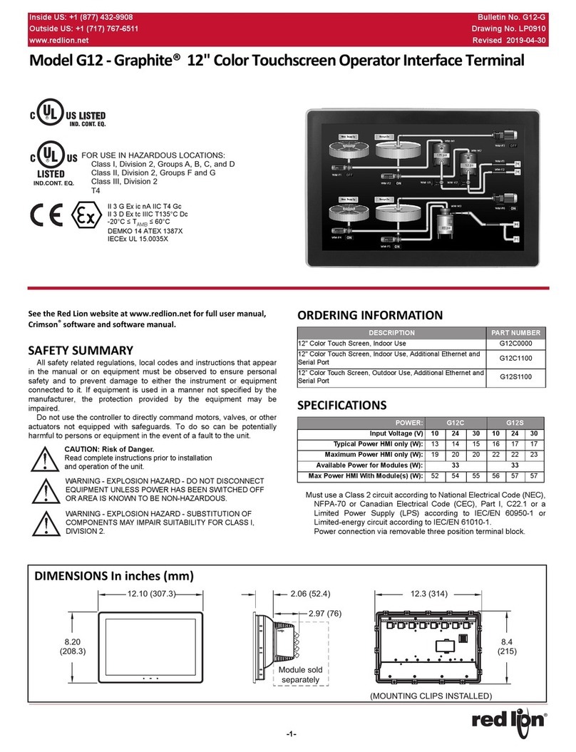 red lion Graphite G12C manual