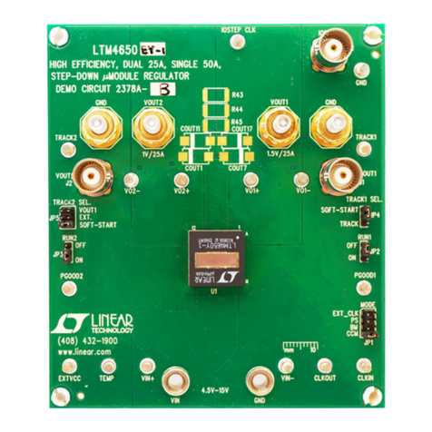 Linear Technology LTM4650-1 Demo Manual Linear Technology LTM4650-1 Demo Manual