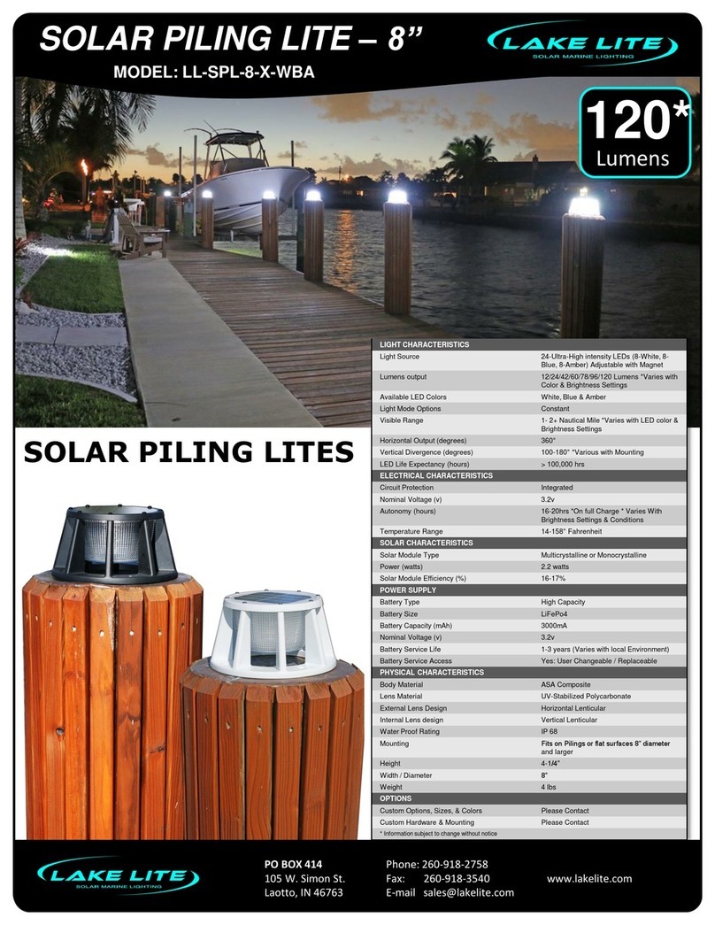 Lake Lite LL-SPL-8-X-WBA User manual