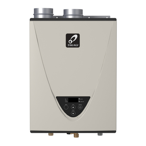 Takagi T-H3S-DV Installation manual and owner's guide