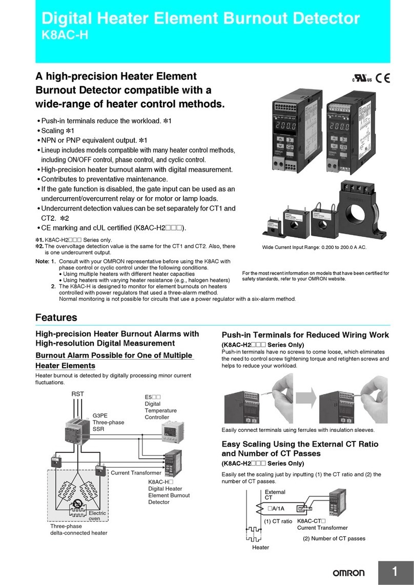 Omron K8AC-H11CC-FLK manual