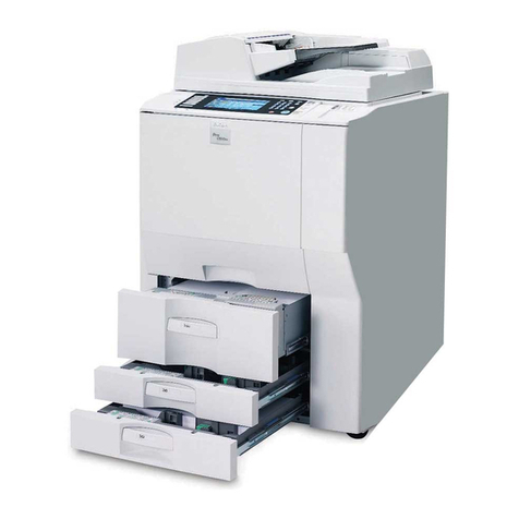 Ricoh Aficio MP C7500 User manual