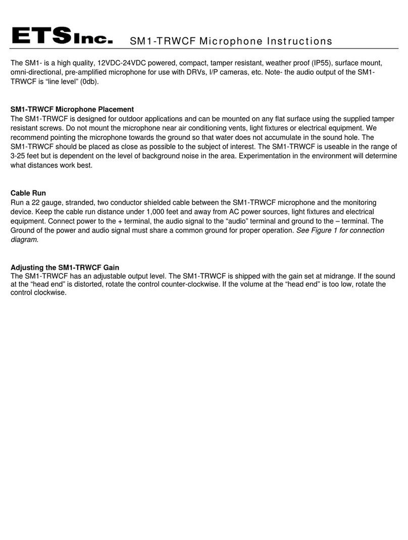 ETS SM1-TRWCF instructions