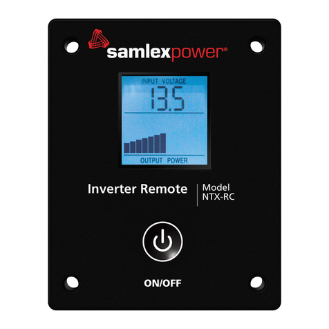 SamplexPower NTX-RC owner's manual