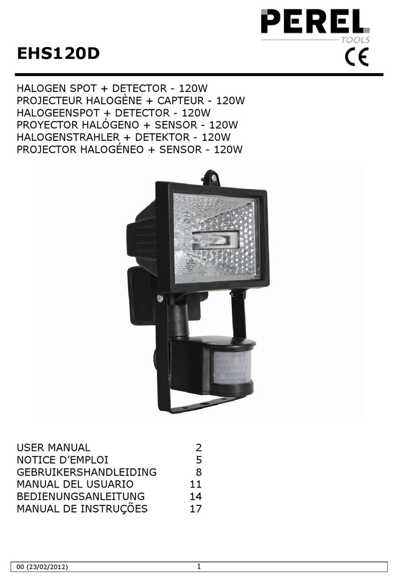 Perel EHS120D user manual
