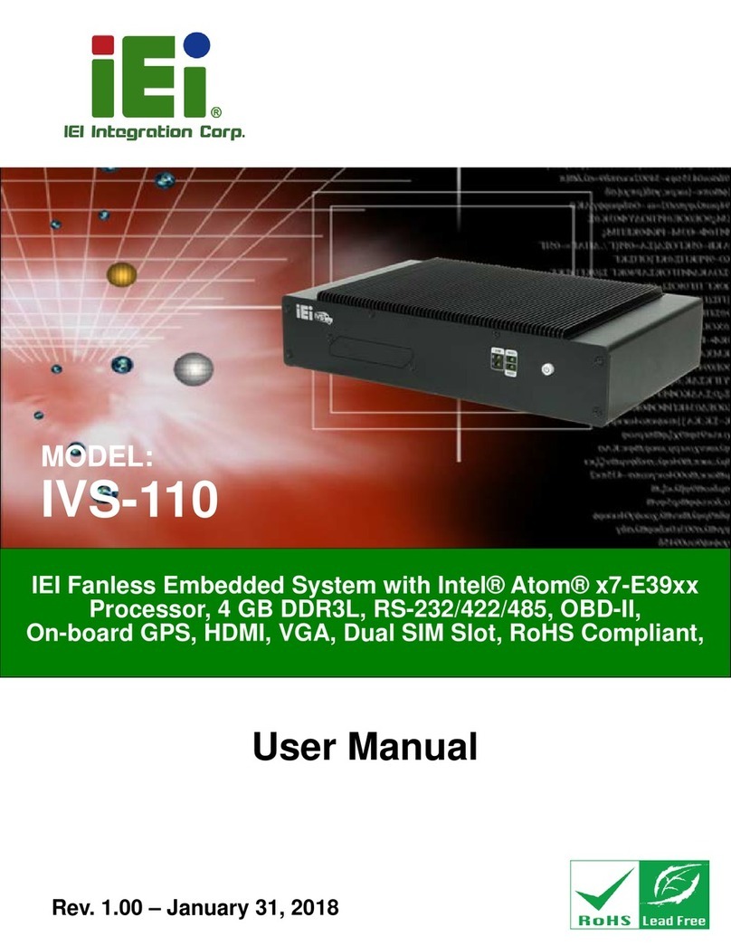 IEI Technology IVS-110 manual