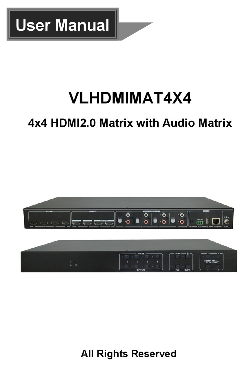 Woxcon VLHDMIMAT4X4 manual
