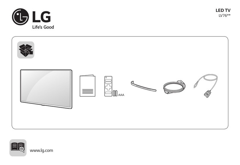 LG LV76 Series User manual
